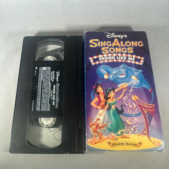 Disney Sing-Along Songs Friend Like Me VHS 1992 Vol. 11 Aladdin - Picture 3 of 3